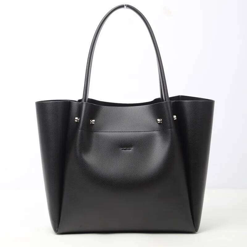 Women's Large Capacity Tote Portable College Style All-in-one Commuter Shopping Bag for Everyday Use with Teddy Dog Pendant