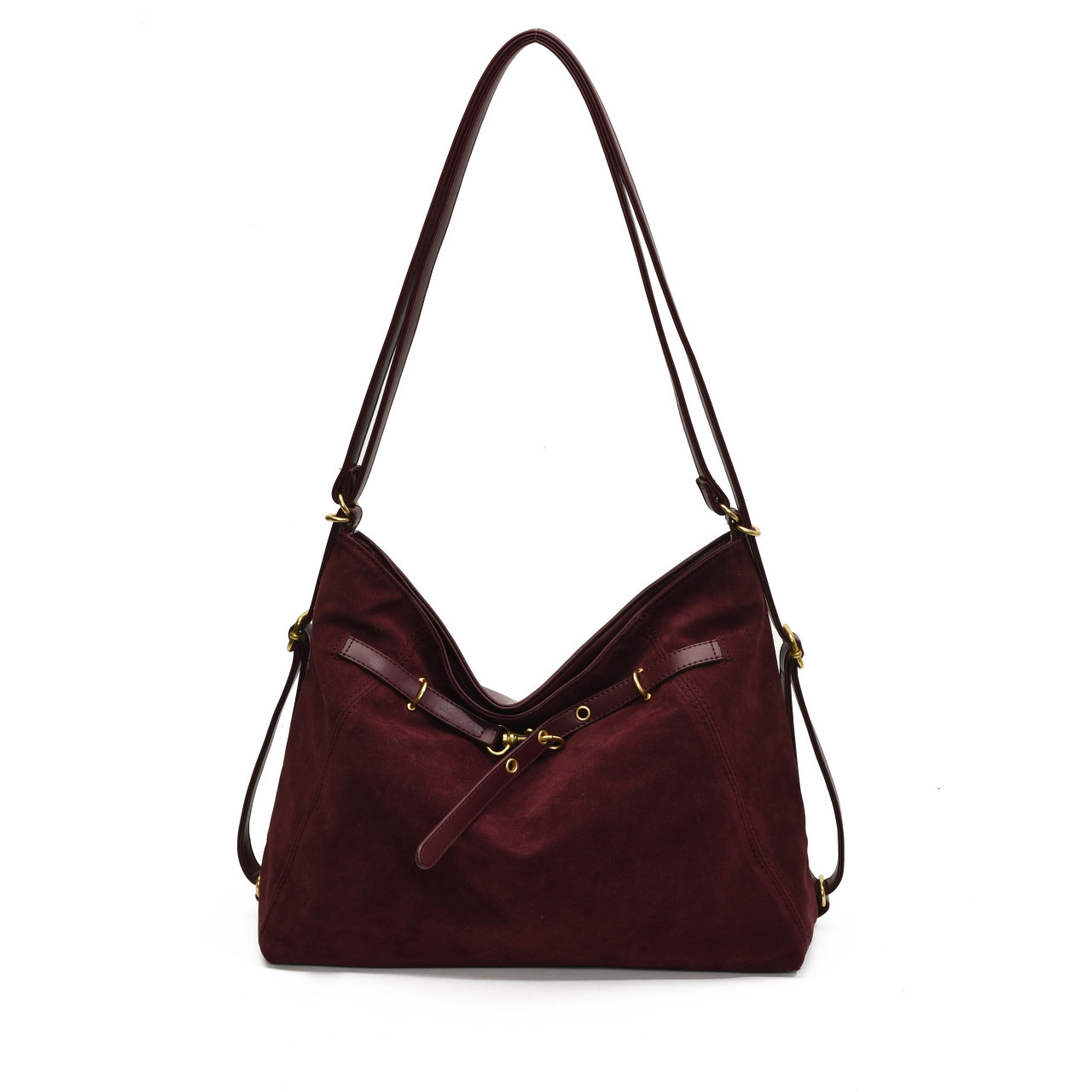 Designer handbag, retro fashion backpack, large capacity multifunctional women's commuting campus bag
