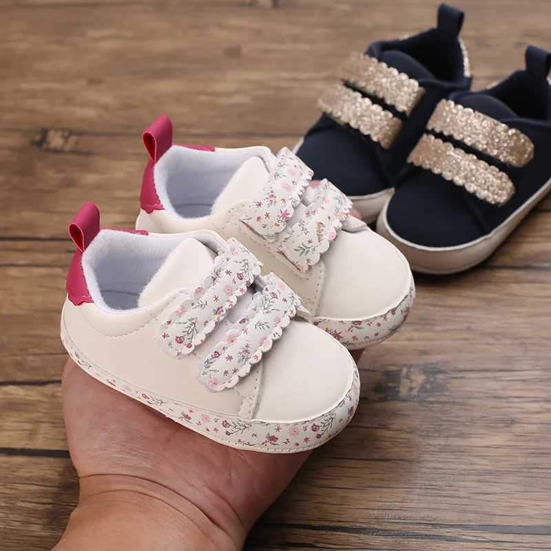 Little Baby Girls Pink Rhinestone Leather Shoes Princess Party Childrens Pearl Bow Dancing Flats Toddler Kids Shining Ballet ShoJ250930