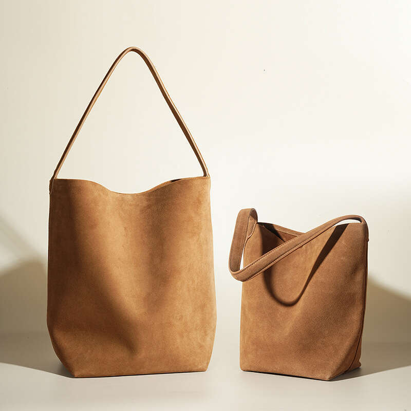 designer bag Luxury bag Suede High-End Commuter Bucket Matte Cowhide Large Capacity Handbag Shoulder Tote Bag