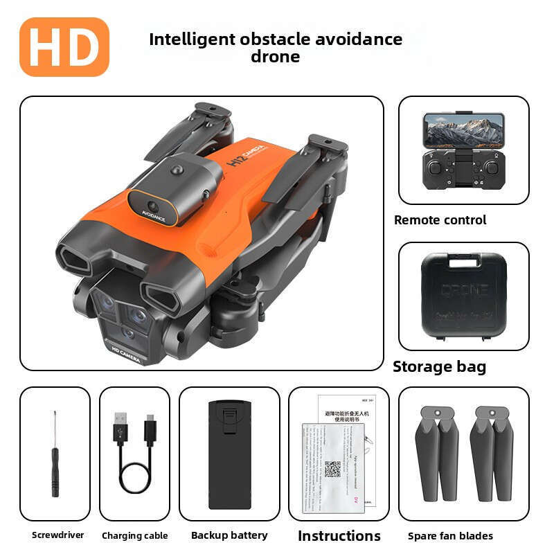 C12 Entry-Level Drone 8K HD Aerial Photography Remote Control Aircraft Foldable Obstacle Avoidance Quadcopter Student Model Toy