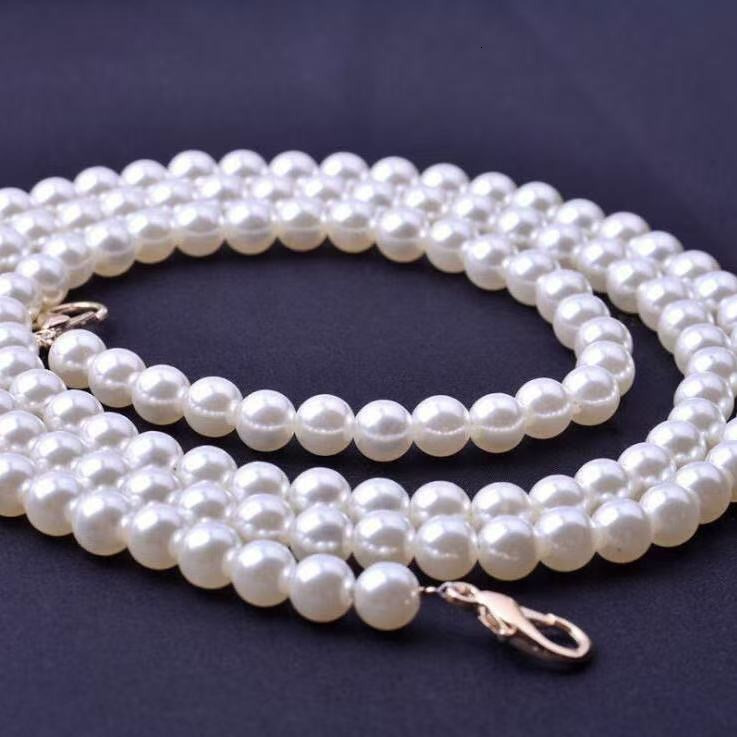 8MM Pearl Chain Extended Pearl Bag Chain Wholesale Bag Chain Amplifier Chain Pearl Bag Belt
