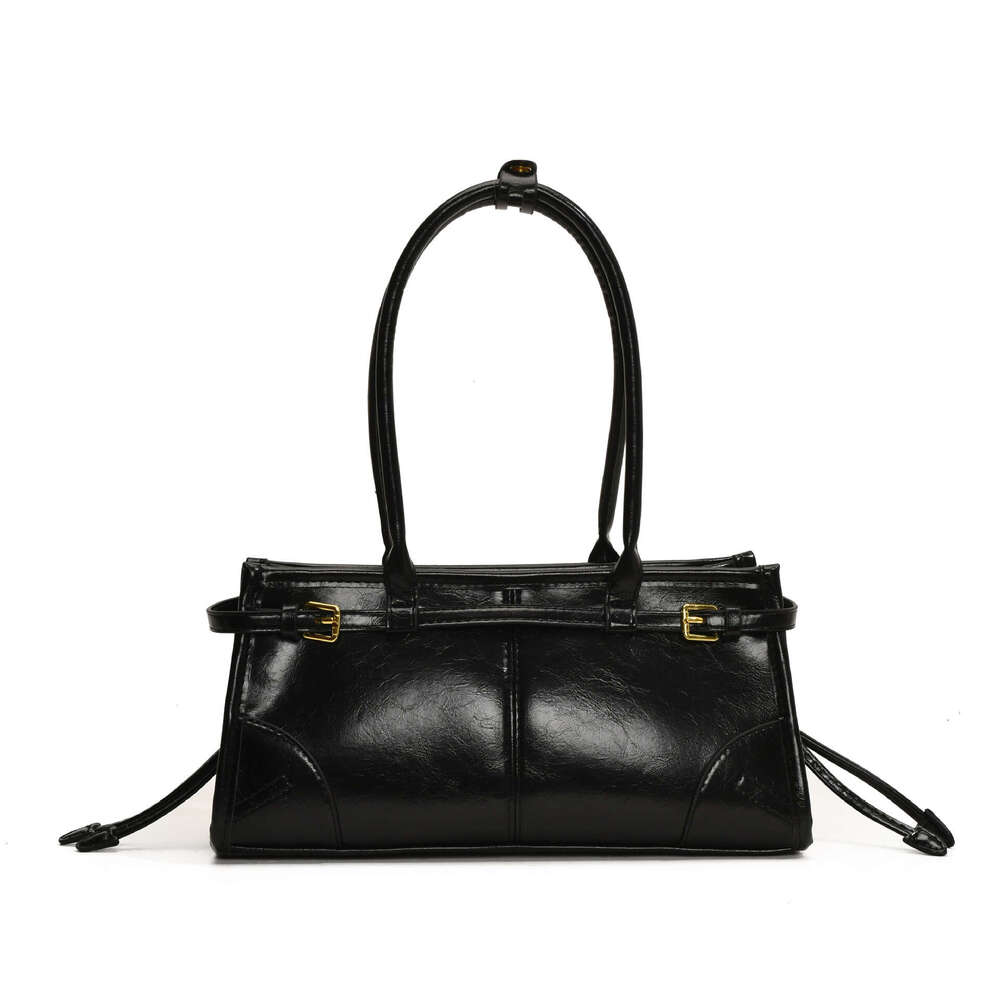 designer bag Luxury bag Large Capacity New Luxury Niche High-End Underarm Tote Single Shoulder Crossbody Oil Wax Leather Bag