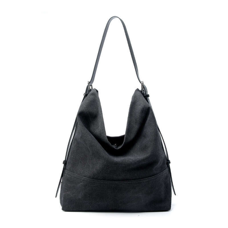 designer bag Luxury bag Cowhide Underarm Commuter High-End Tote Artistic Niche Single Shoulder Handheld Large Capacity Canvas Bag