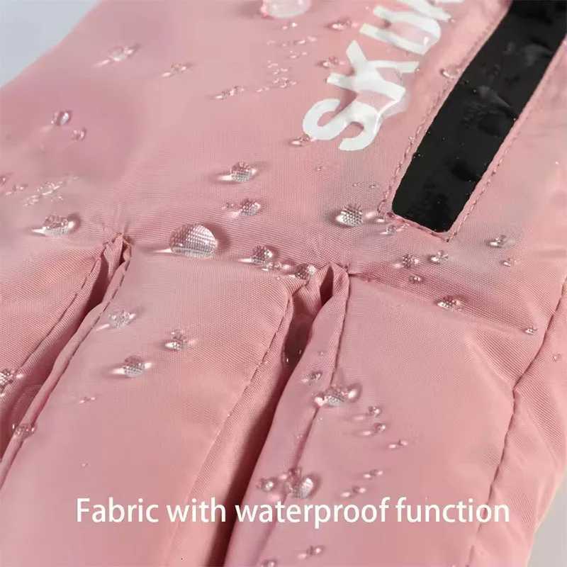 WOMENS Professional Winter Warm Skiing Gloves Warm Snow Gloves Waterproof Motorcycle Gloves Smile 506 Touch Screen Z250925