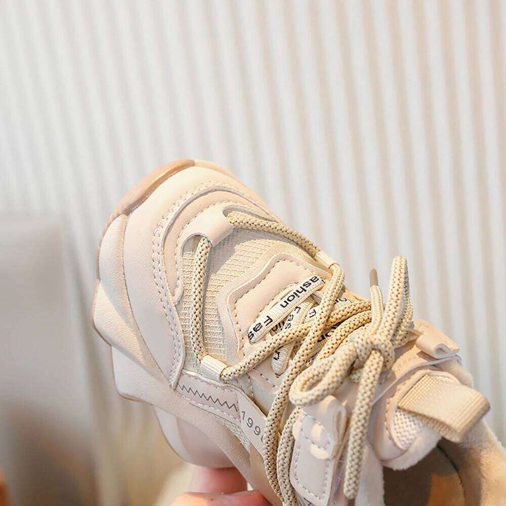 Autumn Winter Cotton Sport Children PU Leather Waterproof Plush Sneakers For Kids Teenager Boy's Girl's Running Shoes