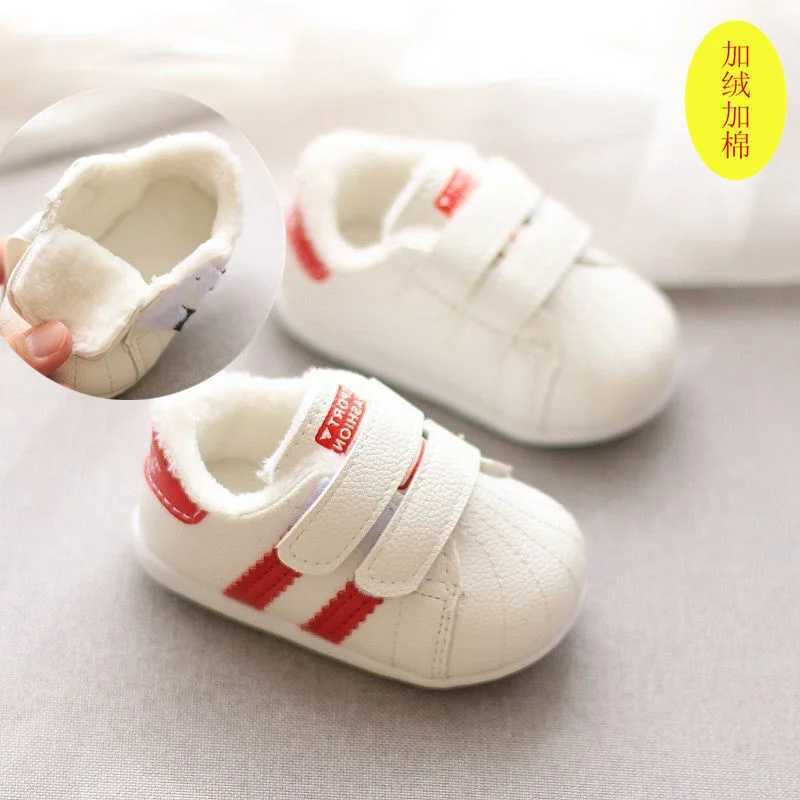 Winter New Korean Style Newborn Girls Boys First Walkers Kids Toddlers Cotton Soft Soles Nonslip Shoes 12 YearsJ250930