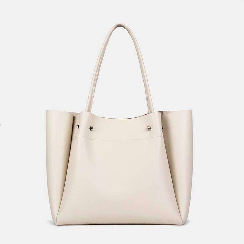 Women's Large Capacity Tote Portable College Style All-in-one Commuter Shopping Bag for Everyday Use with Teddy Dog Pendant