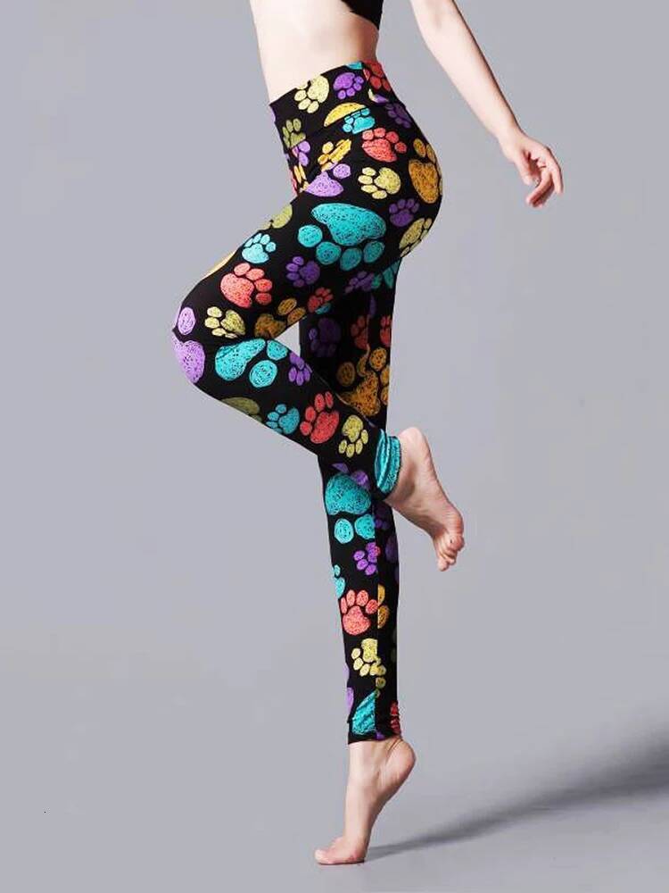High Waist Leggings Sportwear Workout Women Jeggings Elastic Pants Leopard Summer Printed Stripe Sexy Fiess Leggins dongdumaoyi