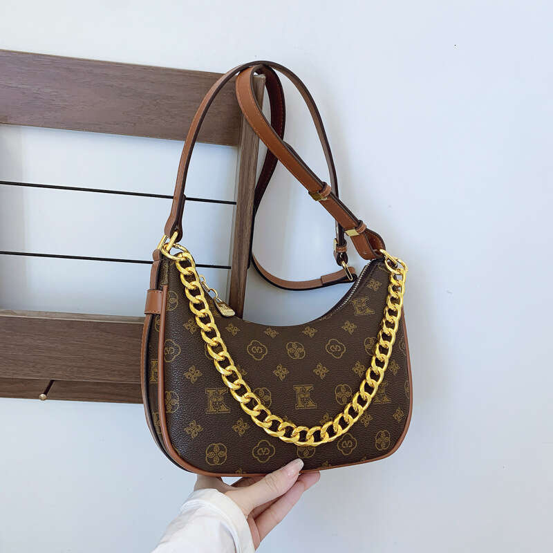 Designer Bag Crossbody Bag for Women New Style Elegant Printed Fashion Chain Bag Underarm Versatile Shoulder Casual Crossbody Bag