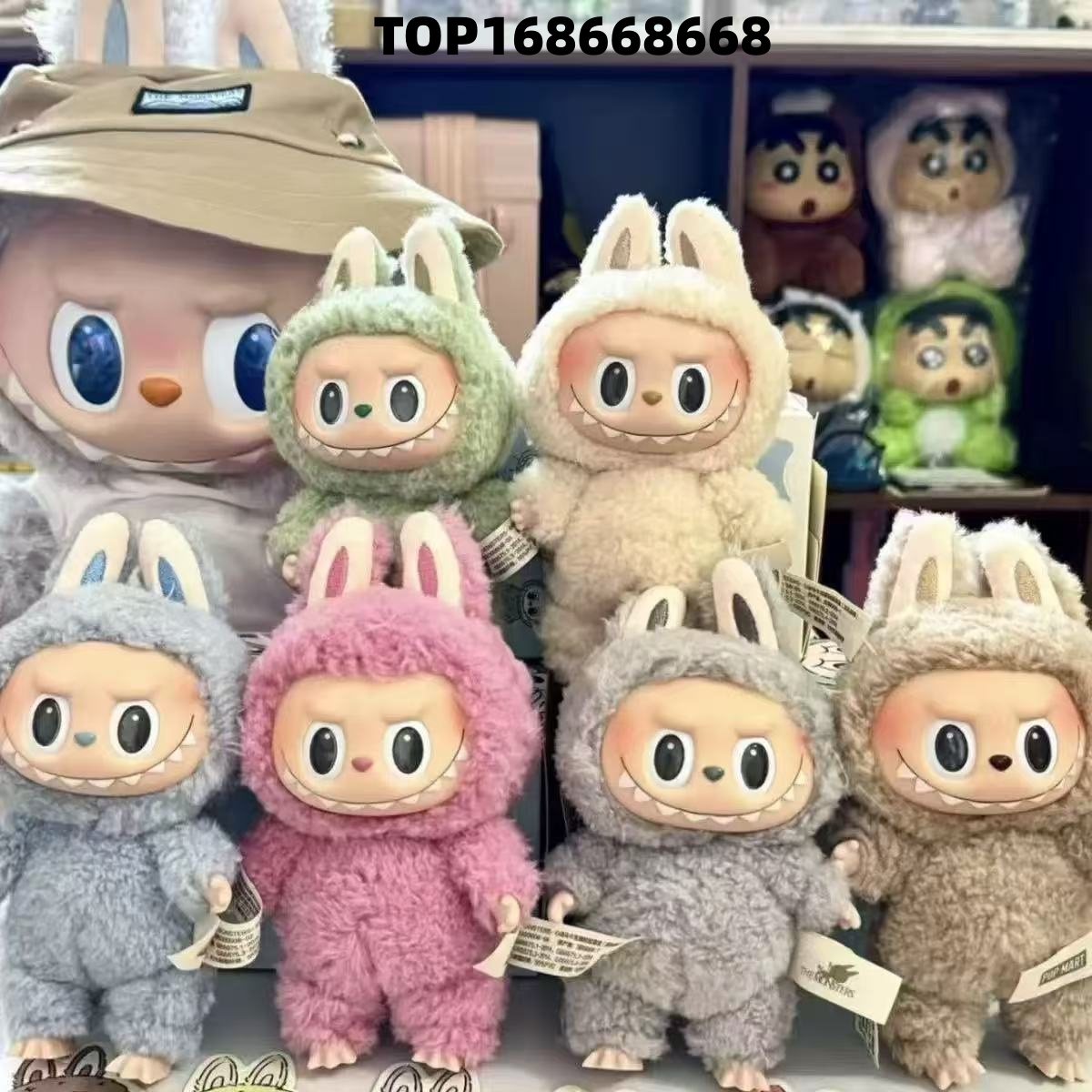 LaBuBu LABUBU WAKUKU Monsters Big Into Energy SeriesBlind Box Kawaii Figure Face doll clothesDoll Keychain Decor Gift blind bag with box