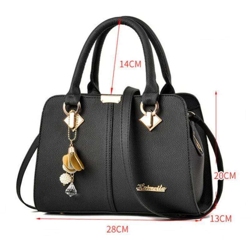 New Woman Shoulder Large Capacity Handbag for Women Crossbody PU Portable Bucket Bag Ladies Messenger Tote Bags