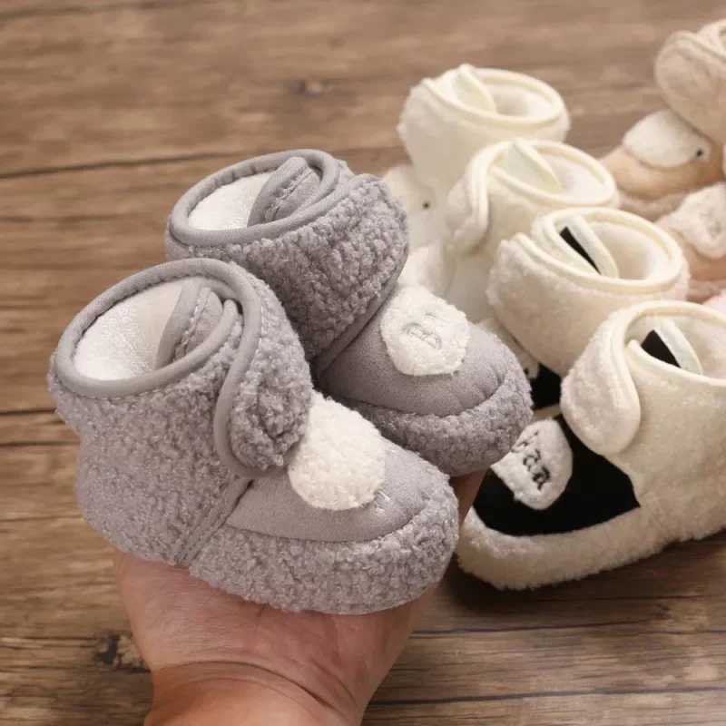 Warm Infant Toddler Crib Snow Boots Soft Comfortable Infant Girls Boys AntiSlip Socks Slipper Newborn Baby ShoesJ250930