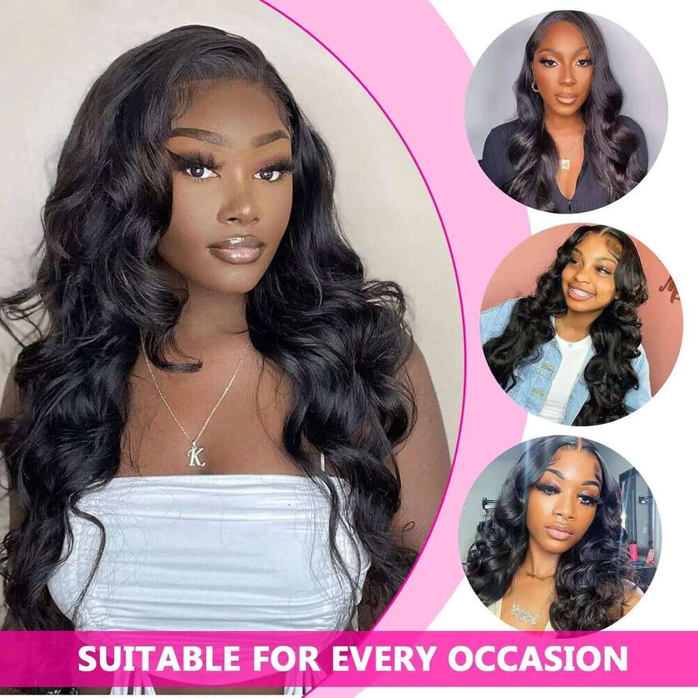 Body Wave 6X4 5X5 Wear Go Glueless Wig Human Hair Transparent Lace Closure 13X4 13X6 360 Frontal Wigs For Black Women Xiusiyuan2510