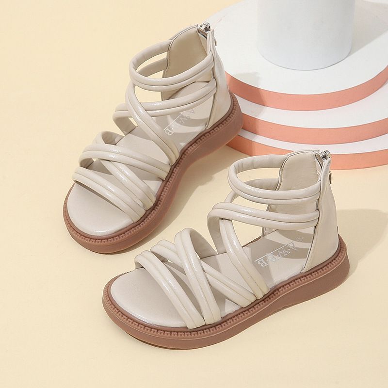 Kids Summer Sandals for Girls 2025 Summer New Design Children Toddlers Beach Sandals Kidszworld Fashion Sweet Girl Princess Shoes Sandals Sizes 7C-3Y 