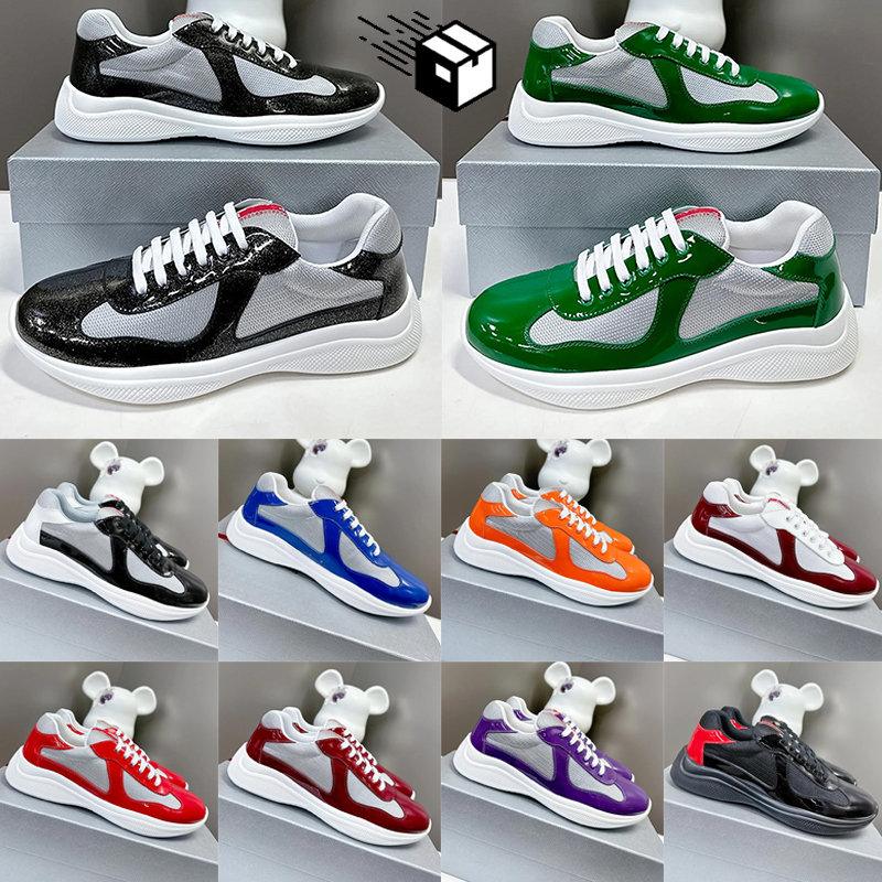 Designer cup Casual shoes low black Sneakers Luxury Trainers Americas sneaker Leather Rubber Fabric Outdoor Comfortable shoes Walking shoes 36-47