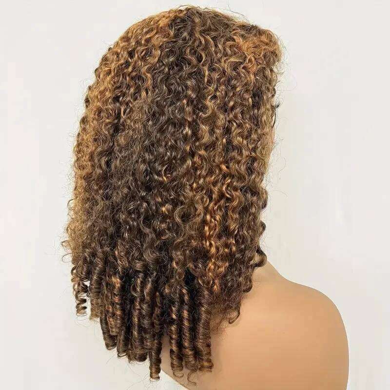 Highlight Burmese HD Lace Front 13X6 Deep Human Hair Frontal Voluminous Curly Water Wave Glueless Wigs Xiusiyuan2510