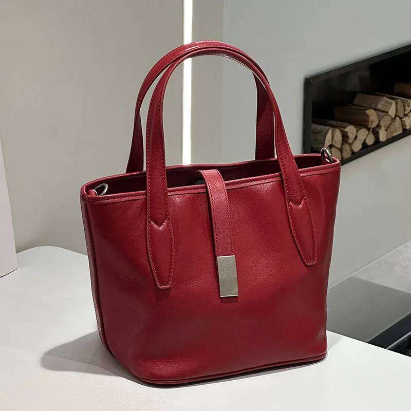 MENDY Tote Handbag Women Large Capaci Commuter Buet Genuine Leather Designer Female Bags Shoulder Bag Suotong2510 Mdng