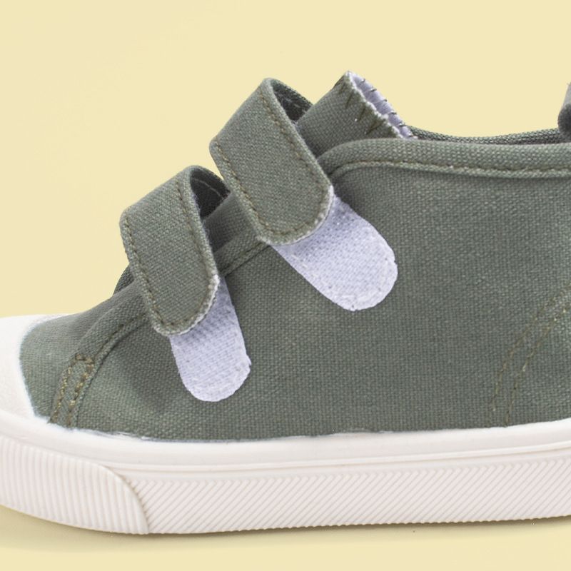 High Top Kids Canvas shoes Toddlers Cloth Shoes Anti Slip Kidszworld Boys Girls Children Canvas Casual Shoes Sizes US5C-10C K0658