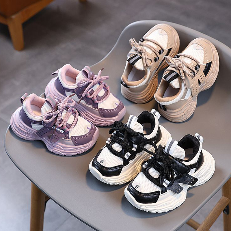 Kids Sneakers for Girls Non-slip Boys Basketball Shoes Kidszworld Mesh Breathable Fashion Children Causal Tennis Shoes Toddler Trainers Size 21 - 30 K