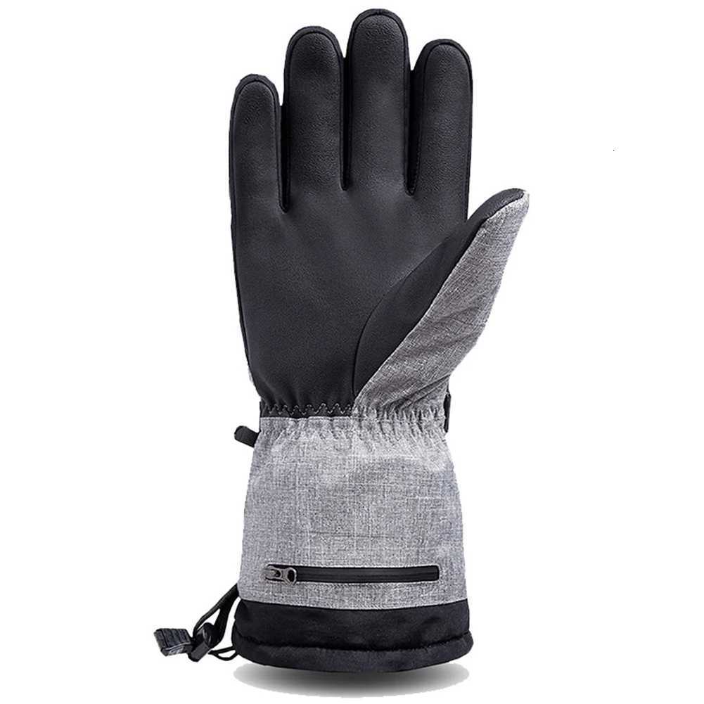 1Pair Winter Heating Gloves Thermal Electric 5000mAh Battery Waterproof Rechargeable for Outdoor Climbing Hiking Skiing Cycling Z250925