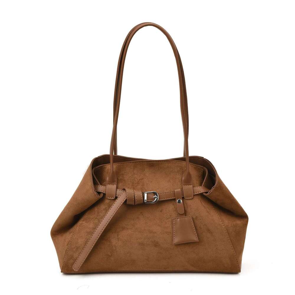 designer bag Luxury bag High-end Matte Large Capacity Tote New Fashion Versatile Suede Single Shoulder Commuter Underarm Bag
