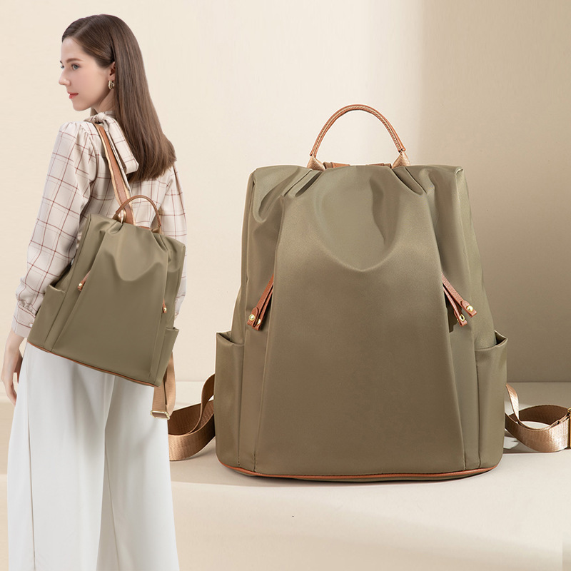 Designer Women's Backpack 2025 New Fashionable Large Capacity Oxford Cloth Travel Backpack