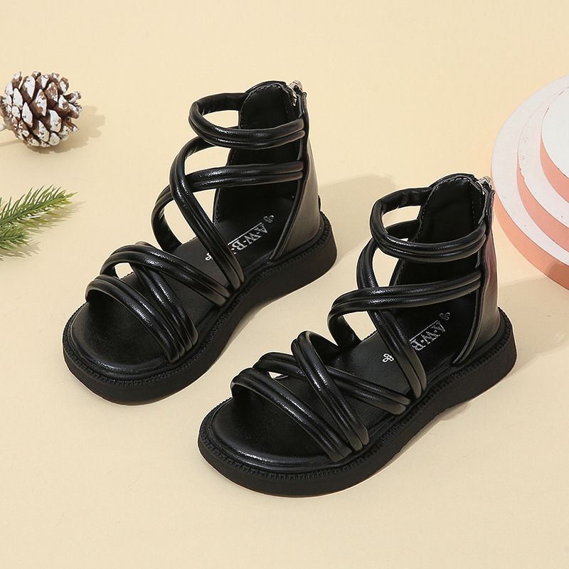 Kids Summer Sandals for Girls 2025 Summer New Design Children Toddlers Beach Sandals Kidszworld Fashion Sweet Girl Princess Shoes Sandals Sizes 7C-3Y 