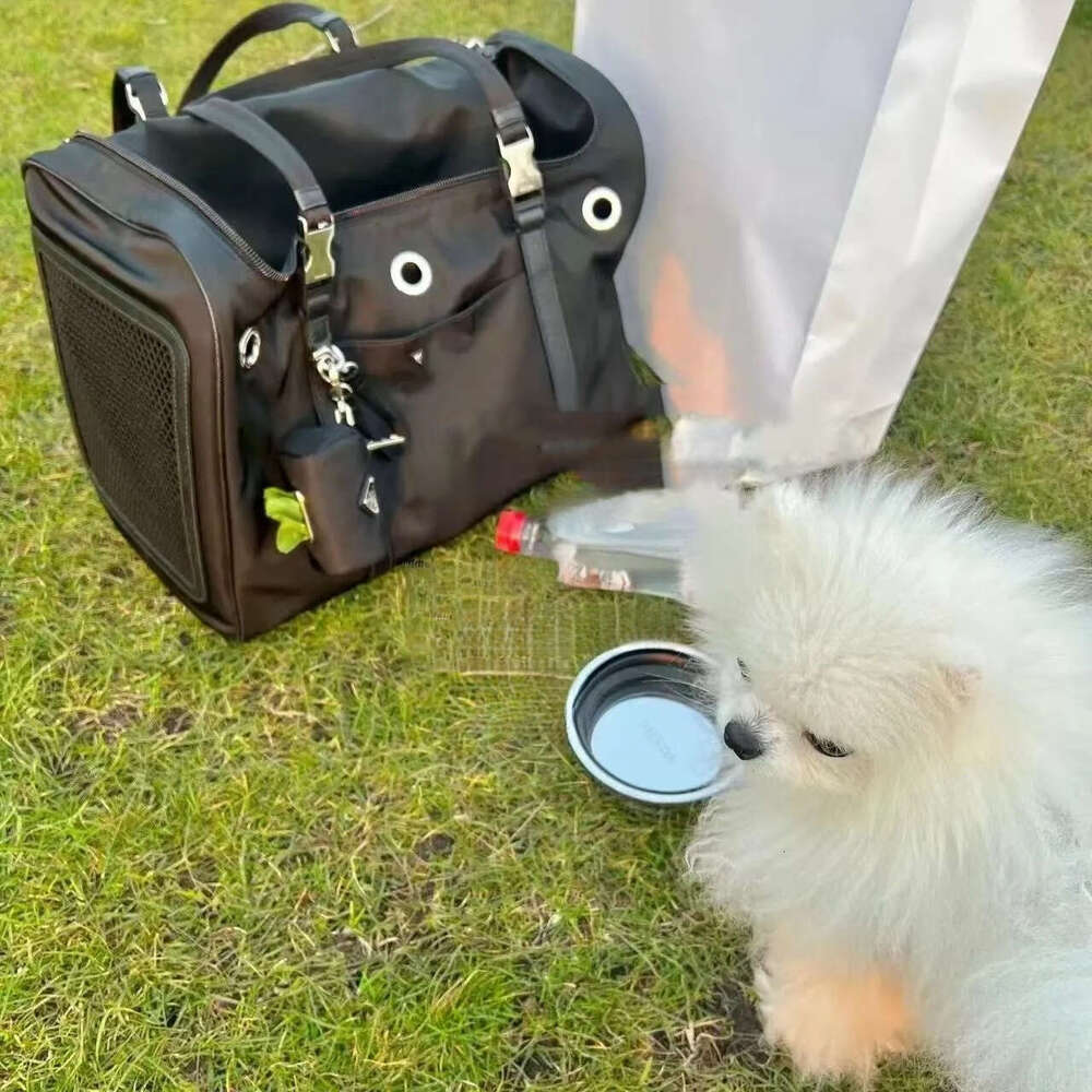 2025 new Stylish Trendy Brand Canine & Fee Backpack - Comfortable Pet Outing Bag with High-Quality Materials