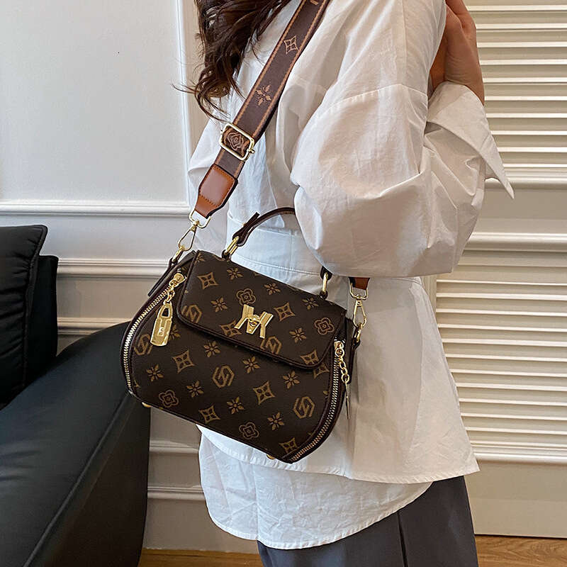 Designer Bags Women Vintage Square Bags Versatile New Pattern Printed Handbag Elegant Tote Bags Shoulder Crossbody Bag