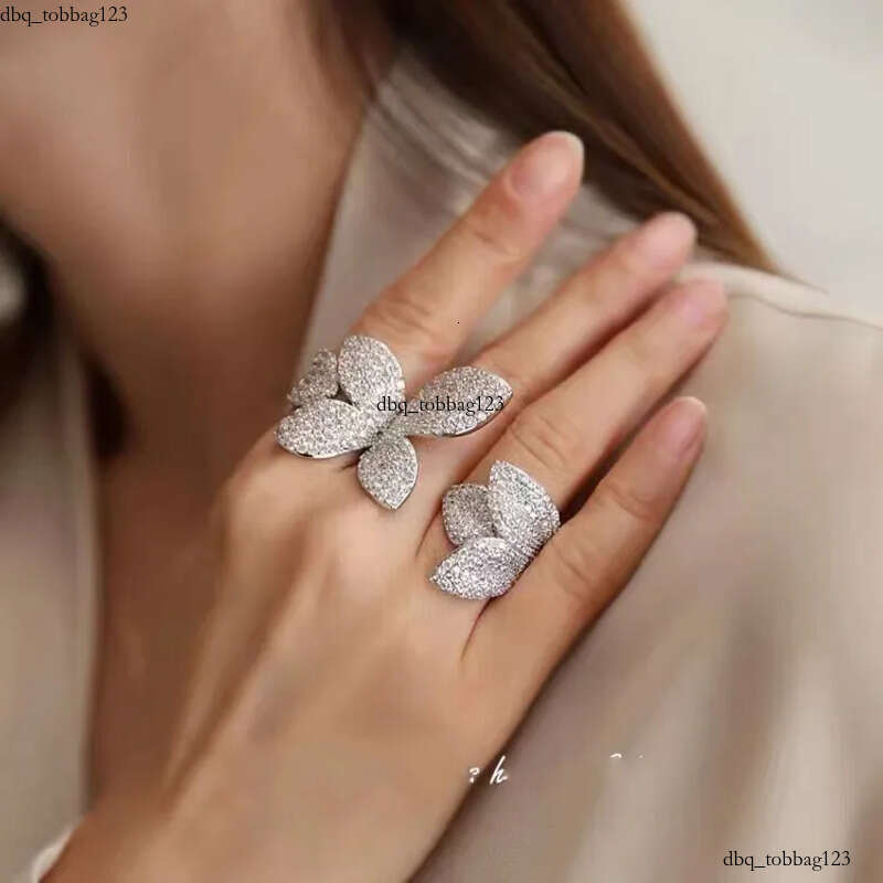 Ins Top Sell Wedding Sets Elegant Jewelry Sterling Sier Pave White Sapphire CZ Dia Gemstones Party Women Stud Earring Open Adjustable Ring