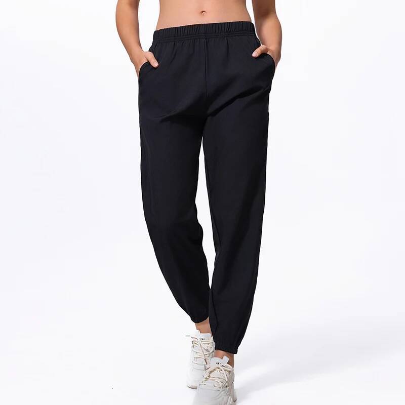 Spring And Summer Thin Ladies Quick-drying Sports Casual Mesh Breathable Black Joker 9 Teenagers Running Harem Pants dongdumaoyi