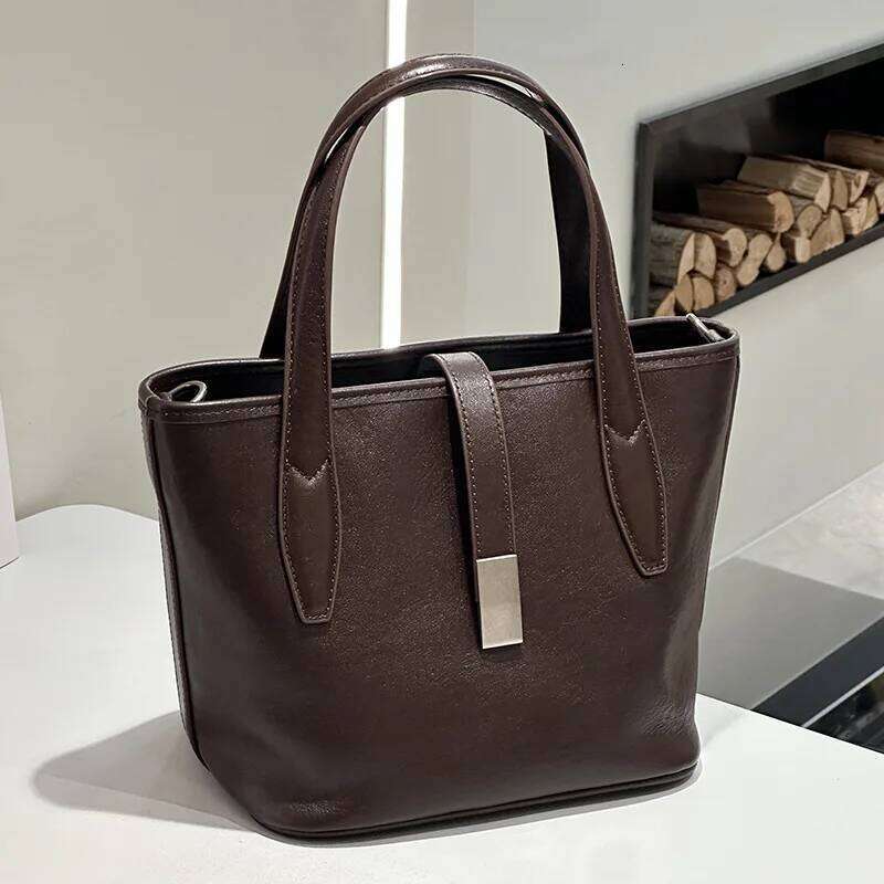 MENDY Tote Handbag Women Large Capaci Commuter Buet Genuine Leather Designer Female Bags Shoulder Bag Suotong2510 Mdng