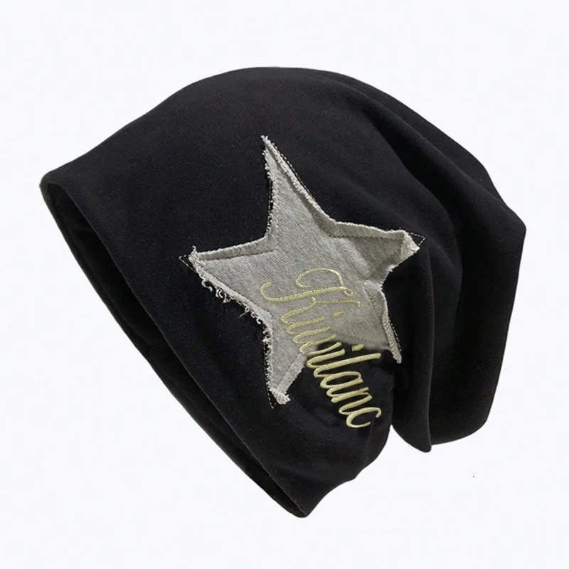 Fashion Retro Beanie Fall Winter Fashion Korean Style Ear Protection Warm Skullies Man Women Vintage Pentagram Hat Male Female 250930