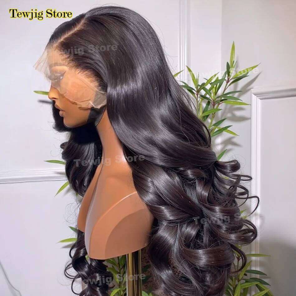 200 Density Body Wave Front Transparent Lace Frontal For Women 13X6 13X4 Human Hair Wigs Xiusiyuan2510
