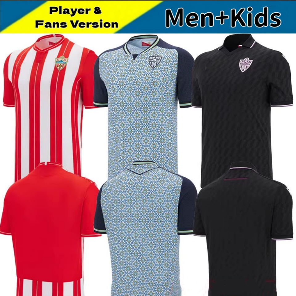 25 26 Almeria Soccer Jerseys 2025 2026 home Away 3rd Men Football Shirts Kids Kits