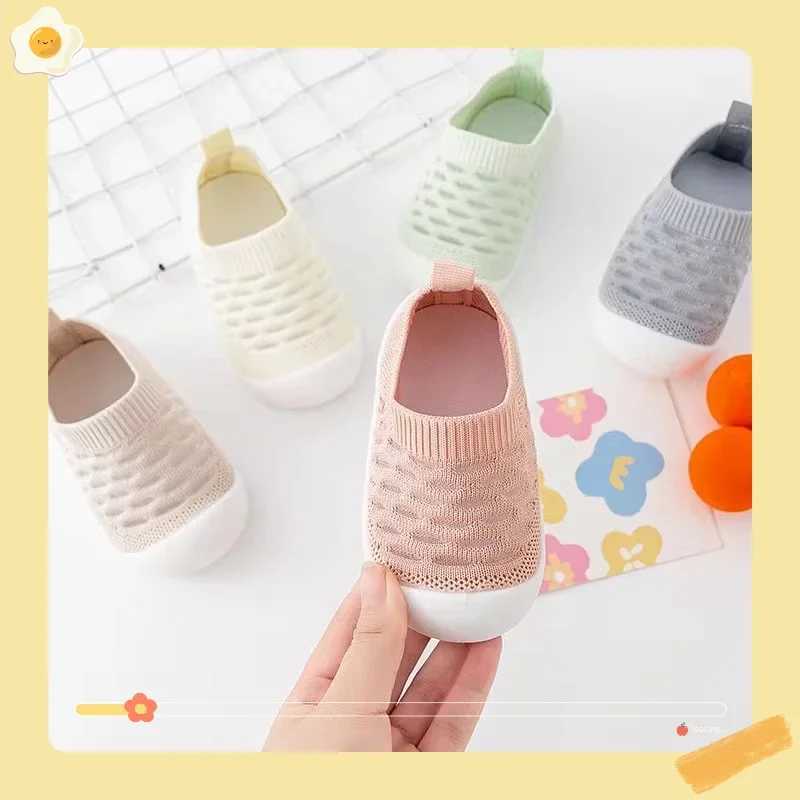 Spring and Summer New Breathable Baby Walking Shoes Indoor Anti Slip Baby Walking Shoes Soft Soled Front Shoes Boys and GirlsJ250930