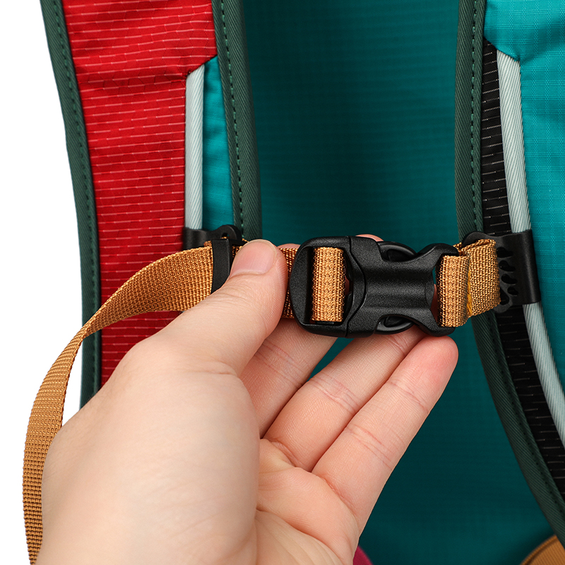 Sewafox Hiking Travel Backpack Lightweight Backpack for Female Students 18L Suitable for 14-inch Laptops Stream Green and Cosmic Blue