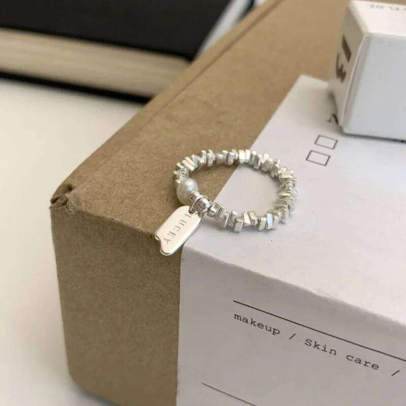 Sier Broken Adjustable Vintage Jewelry Layered Women Ring Girl Fashion Accessories Party Birthday Gift Trendy