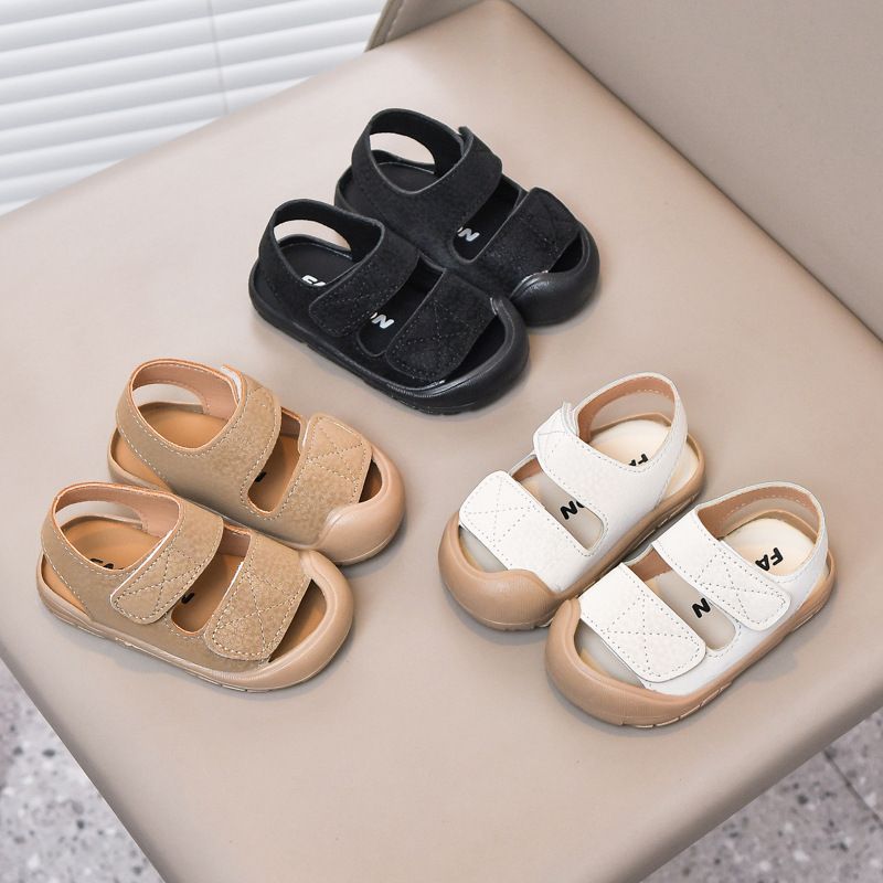 Designer Shoes Kids Sandals Boys Summer Children's Sandals Anti-kick Toddlers Kidszworld Causal Walking Beach Sandals Baby Soft Non-slip Sizes US