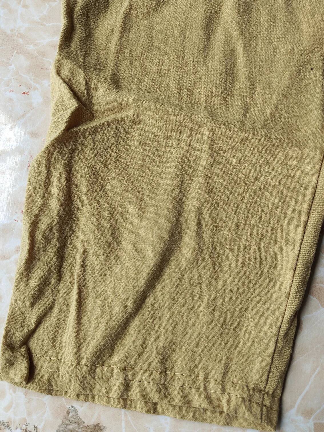 Spring Summer Cotton Linen Large Size Women's Trousers Solid Casual Loose Linens Capri Female Harem Pants Women dongdumaoyi