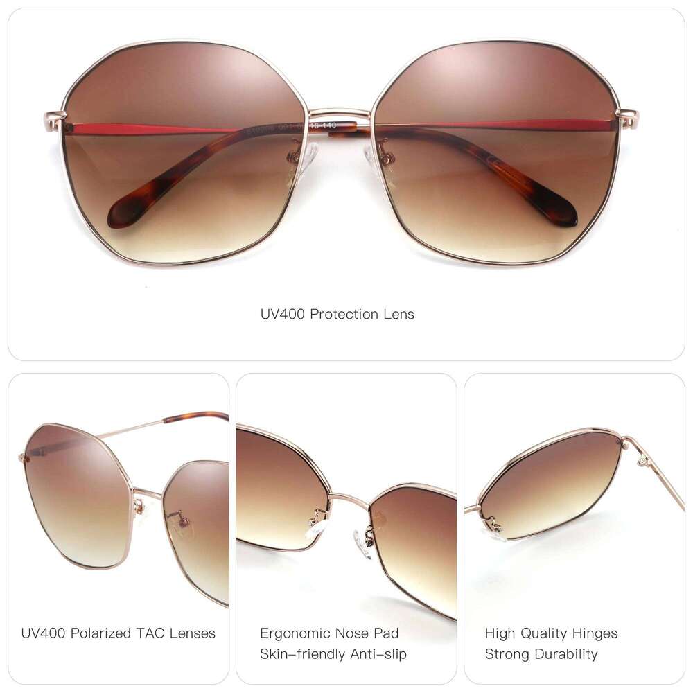 ZENOTTIC Oversized Butterfly Sunglasses Women UV400 Protection Driving Eyewear Ladies Trendy Clear Visual Sun Glasses