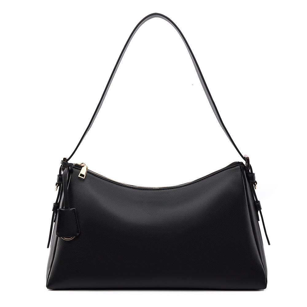 2025 new shoulder bag, simple commuting bag, high-end armpit bag, designer bag, luxury bag, large capacity retro women's handbag
