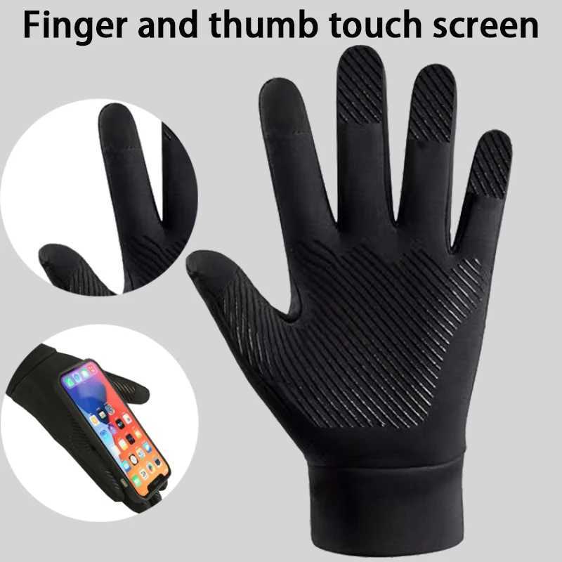 Winter Warm Gloves for Men Waterproof Touch Screen Cycling Sports Outdoor FleeceLined Skiing NonSlip Motorcycle Gloves Z250925