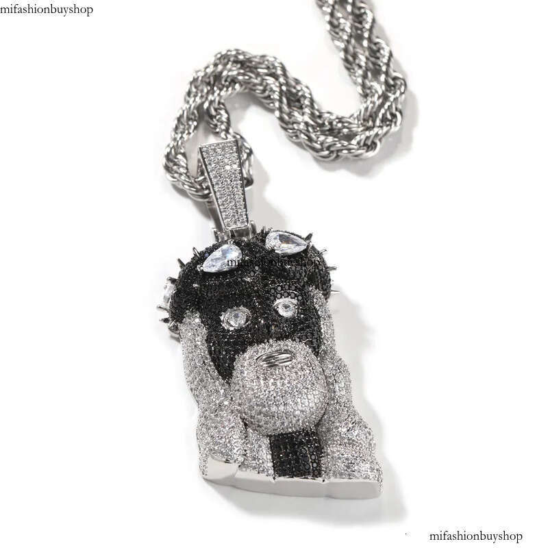 Hip Hop Vintage Jesus Pendant Necklace 5A Zircon Religious Jewelry Sweater Chain