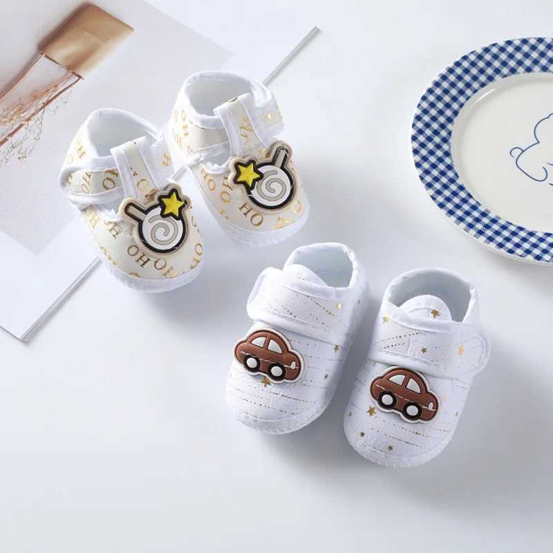 Baby Shoes Nonslip Soft Soles Car Pattern Cloth Shoes Comfortable First Walkers Toddler Baby Walking ShoeJ250930