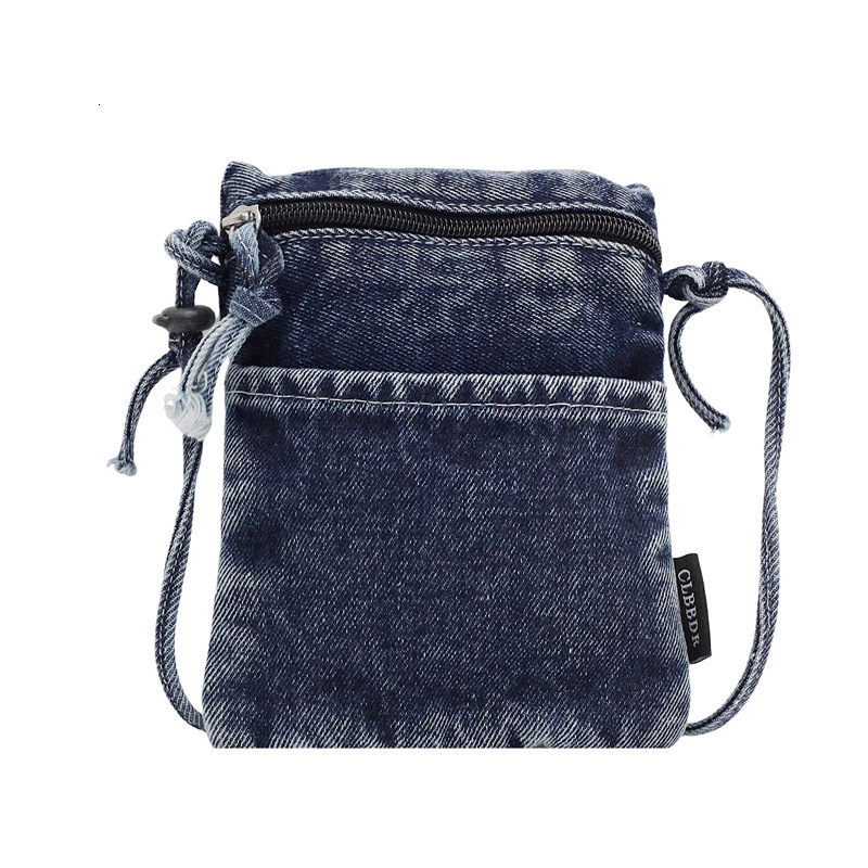 Leisure mini luxury bag, women's new denim bag, Korean version, autumn and winter retro, niche art crossbody bag, designer bag