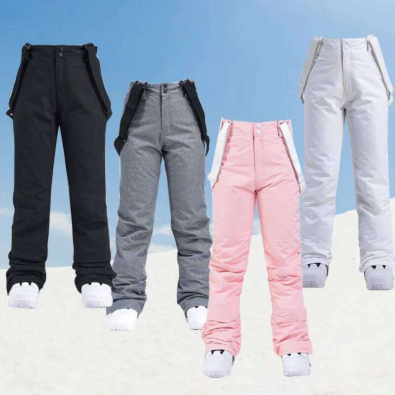Suit Winter Skiing Snowboarding Clothes Thick Warm Waterproof Ski Jackets Outdoor Snow Jacket + Pants For Women