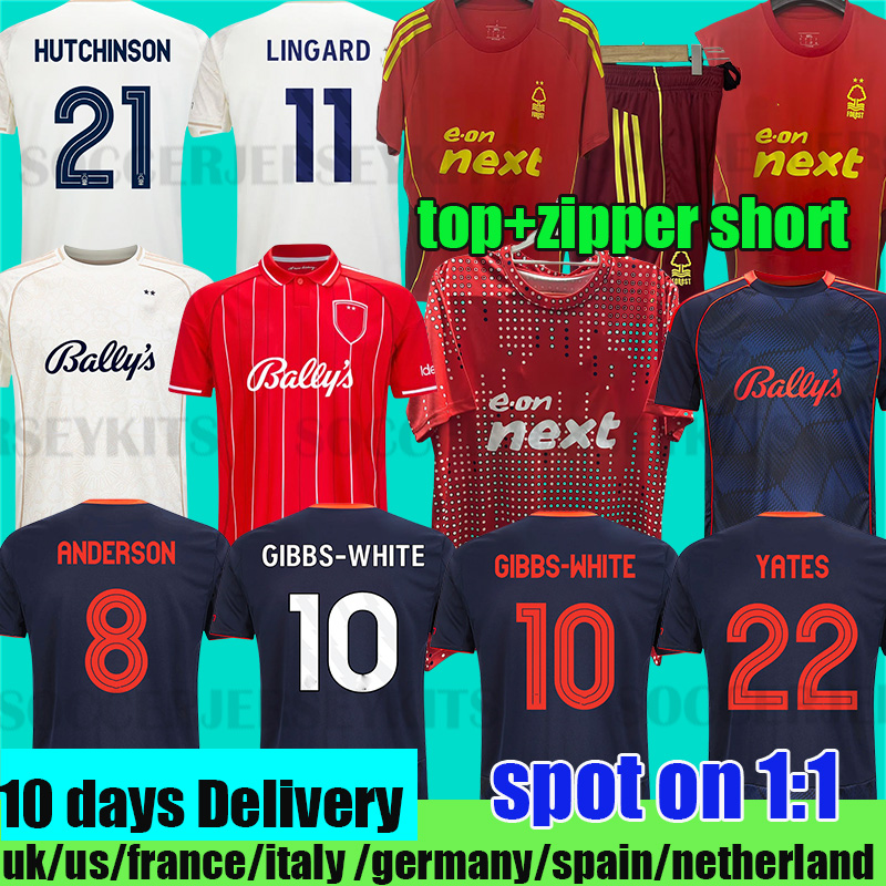 NottinghamS Forest 25 26 shirts jersey Football Shirt goalkeeper WOOD GIBBS WHITE Soccer Jersey FREULER GRABBAN DOMINGUEZ NFFC ELANGA pre match 2025 2026