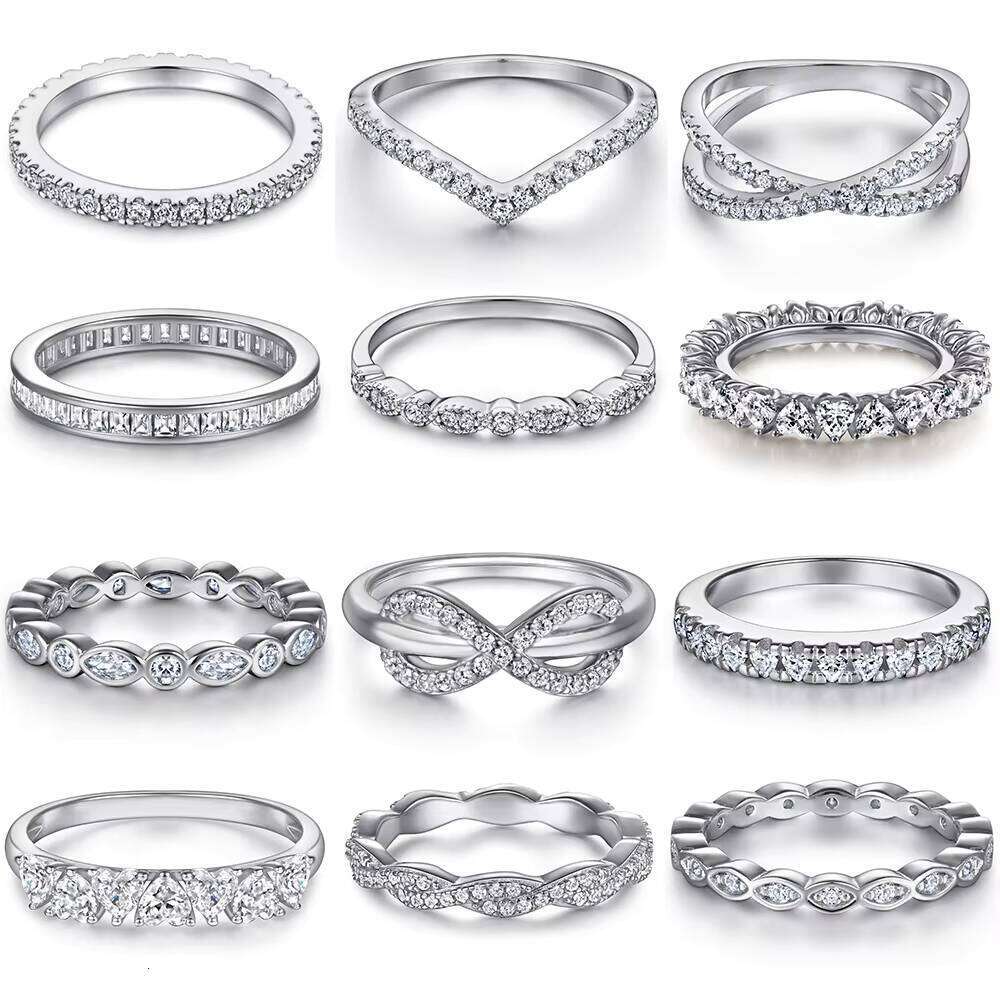 Boutique Ring Women's Jewelry Rose Gold S Sterling Engagement Wedding Silver Fashion CMA